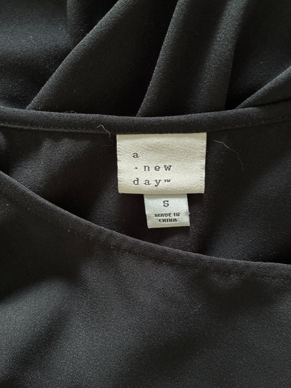 A New Day black scoop neck slip dress S M - Picture 8 of 9
